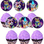 cake-top-rainbow-cheetah-36pcs