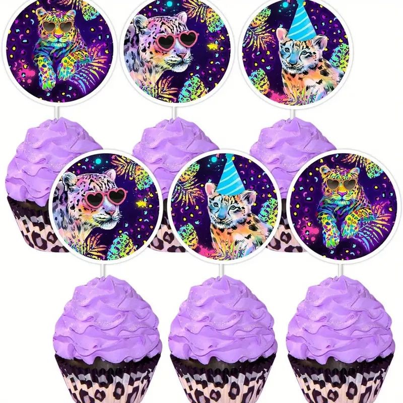 cake-top-rainbow-cheetah-36pcs