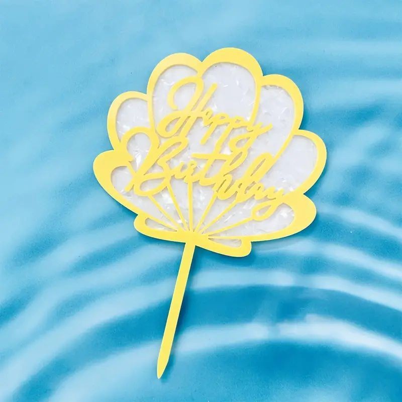 cake-topper-happy-birthday-seashell-gold