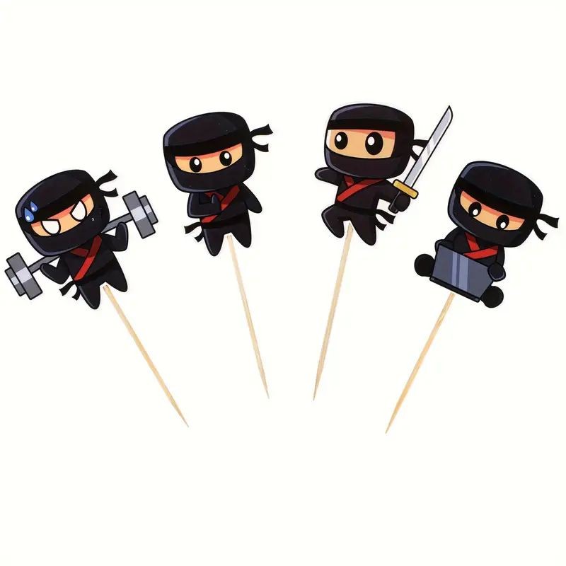 cake-topper-ninja-asstd-12pc-set