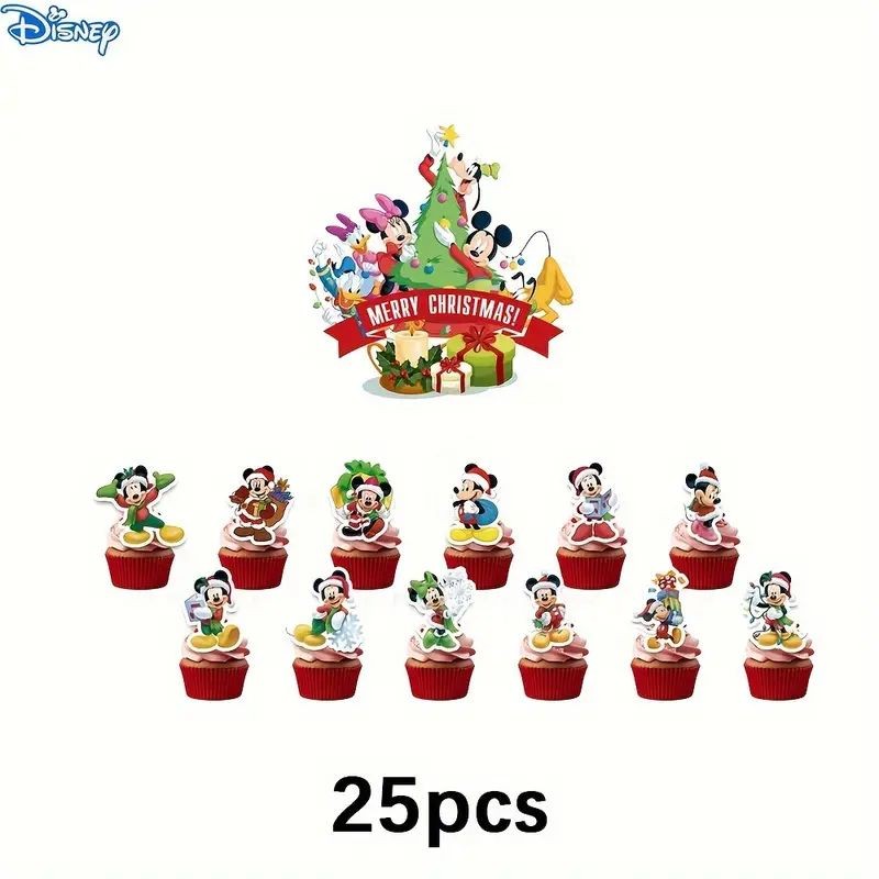 cake-topper-mickey-friends-christmas-25pc