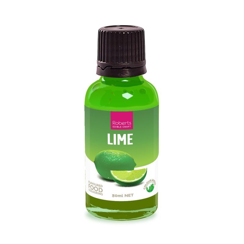Roberts Flavoured Food Colouring - Lime 30ml