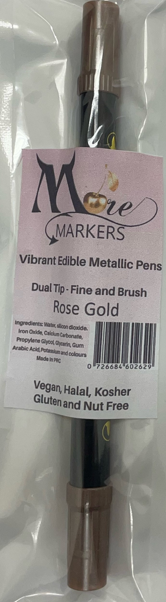 More Metallic Edible Single Marker - Rose Gold