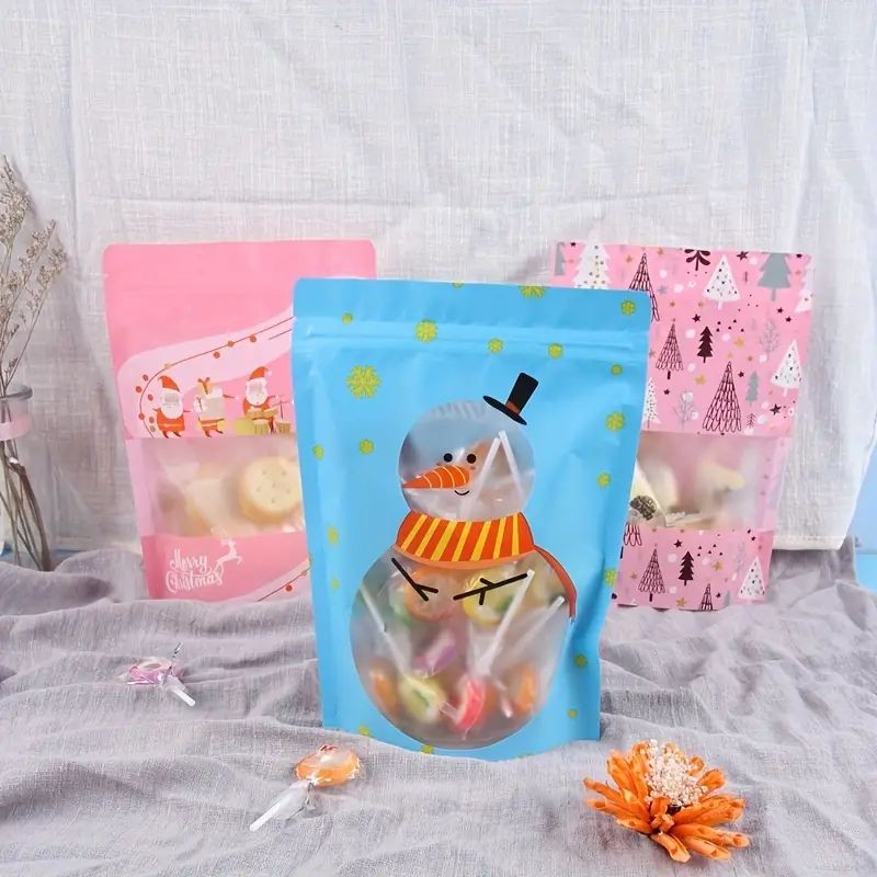 christmas-sealed-bag-pink-santa-22x16cm-10pc
