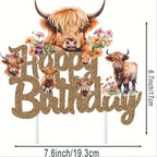 cake-topper-highland-cow-happy-bday-glitter