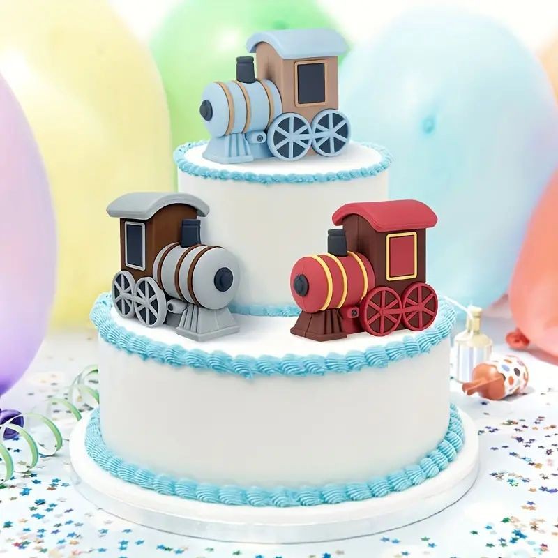 cake-topper-train-blue-1pc