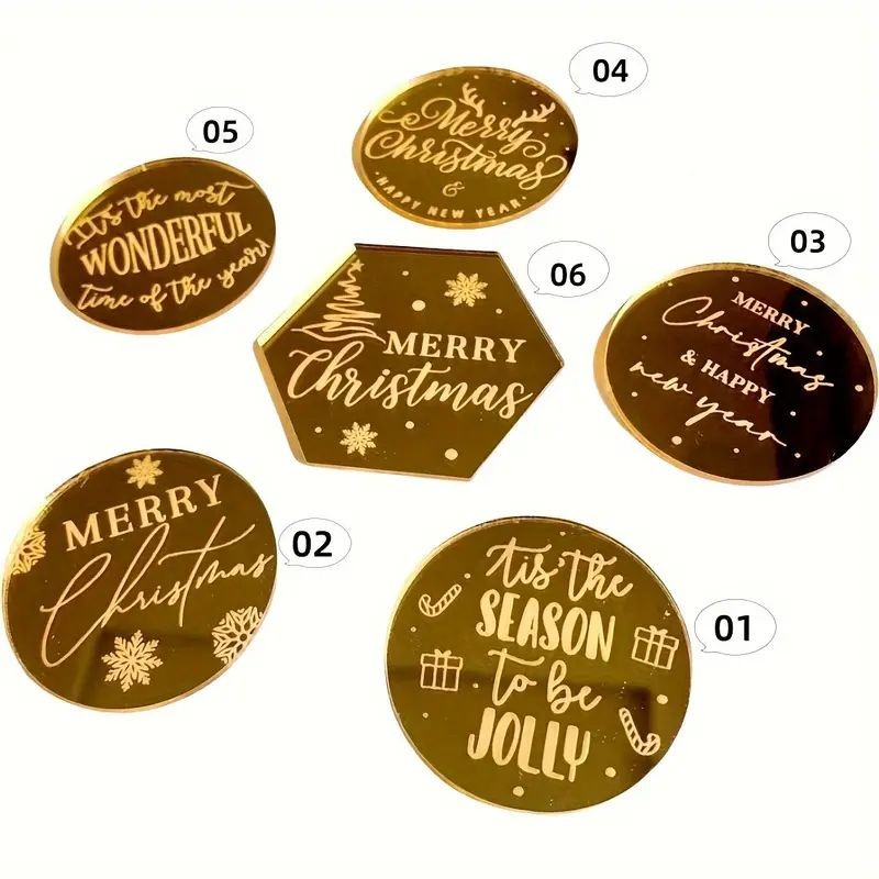 acrylic-topper-gold-round-merry-christmas