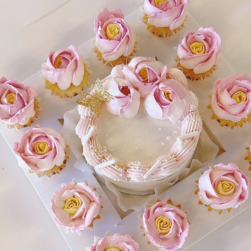 more-bento-box-5inch-cake-12-mini-cupcakes