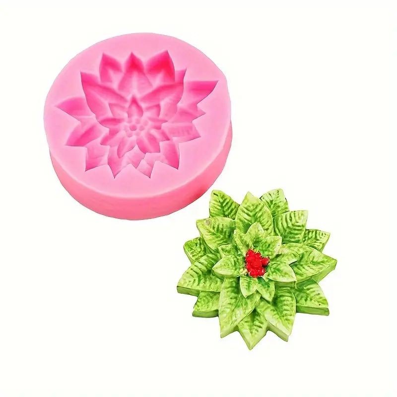 silicone-mould-poinsettia-christmas-1cavity