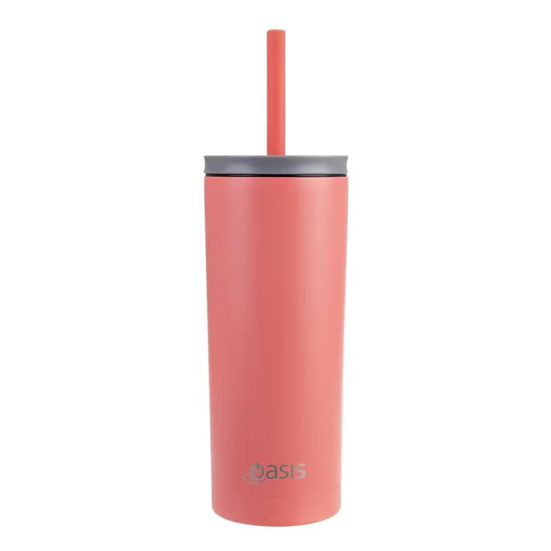 oasis-super-sipper-with-silicone-straw-600ml-coral