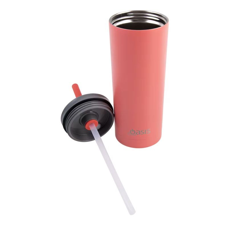 oasis-super-sipper-with-silicone-straw-600ml-coral