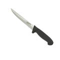 KH Kharve Boning Knife Straight and Wide Blade 15cm - Black
