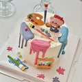 cake-topper-painting-piggy-6pc-set