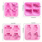Silicone Mould Sanrio Inspired 4pc Set