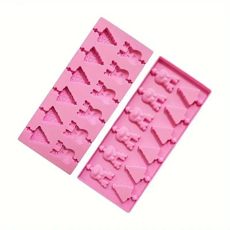 reindeer-tree-lollipop-mould-12-cavity