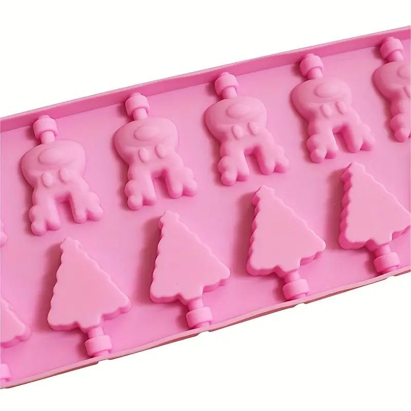 reindeer-tree-lollipop-mould-12-cavity