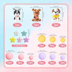 dog-figurine-cake-toppers-with-coloured-balls-stars-17pc