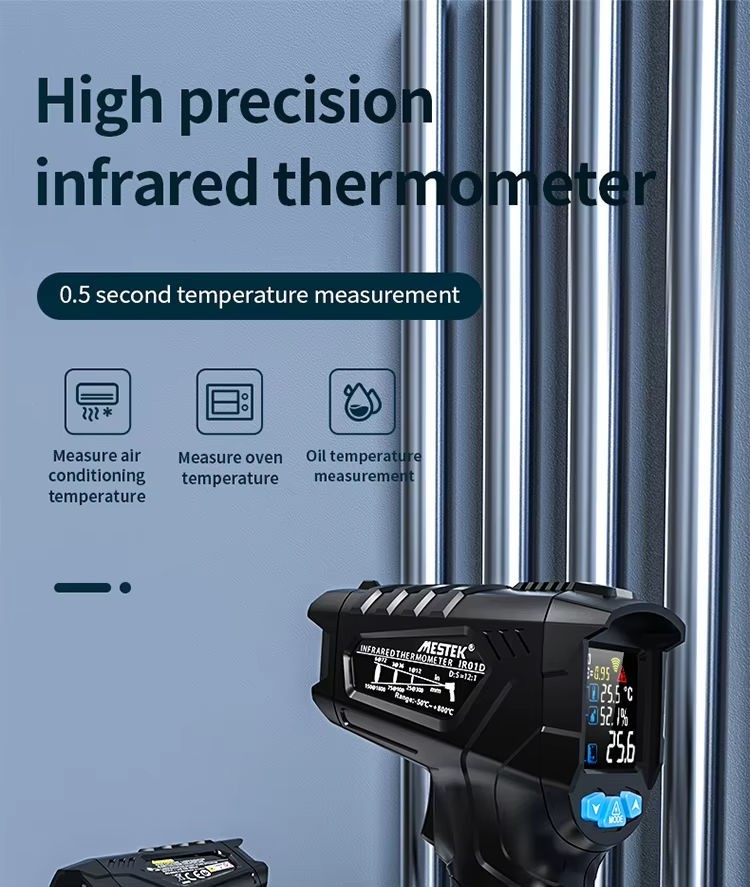 Mestek Infrared Digital Thermometer -50 to + 600c