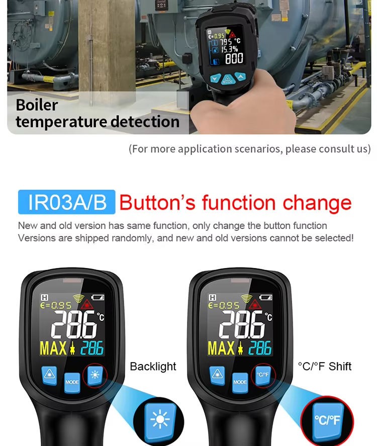 Mestek Infrared Digital Thermometer -50 to + 600c