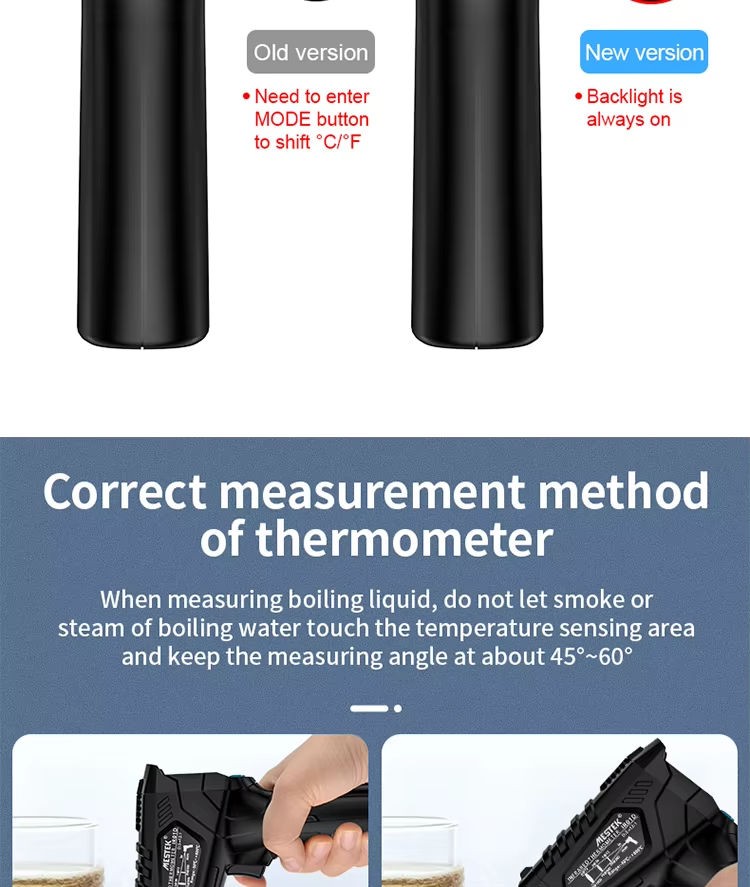 Mestek Infrared Digital Thermometer -50 to + 600c