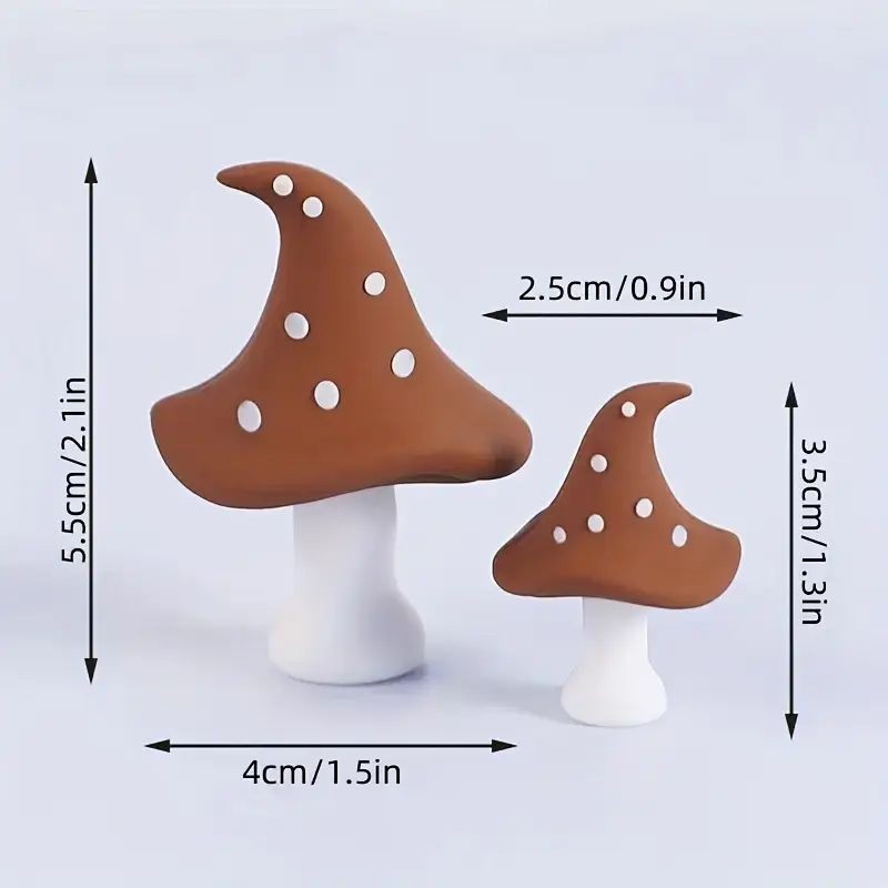 Cake Topper Woodlands - Toadstools 2pc