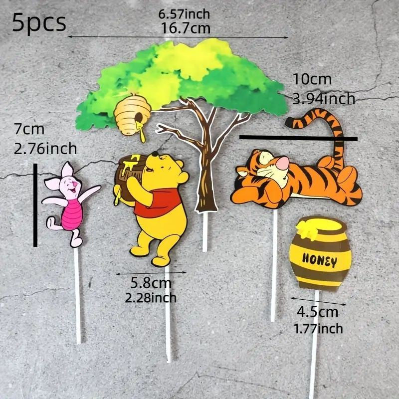 cake-topper-disney-pooh-honey-friends-25pc
