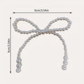 Cake Topper Embellishment Plastic Pearl Bow 1pc