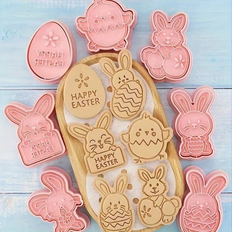 Easter Cutter & Embosser 8pc Set