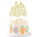 cake-topper-gold-glitter-happy-easter