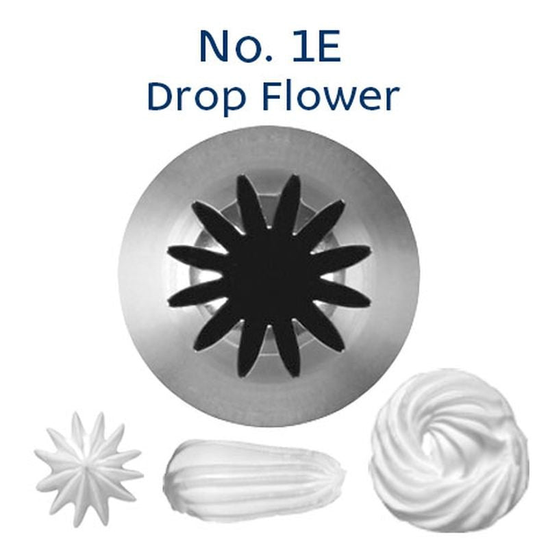 Loyal Piping Tip/Tube No.1E Drop Flower