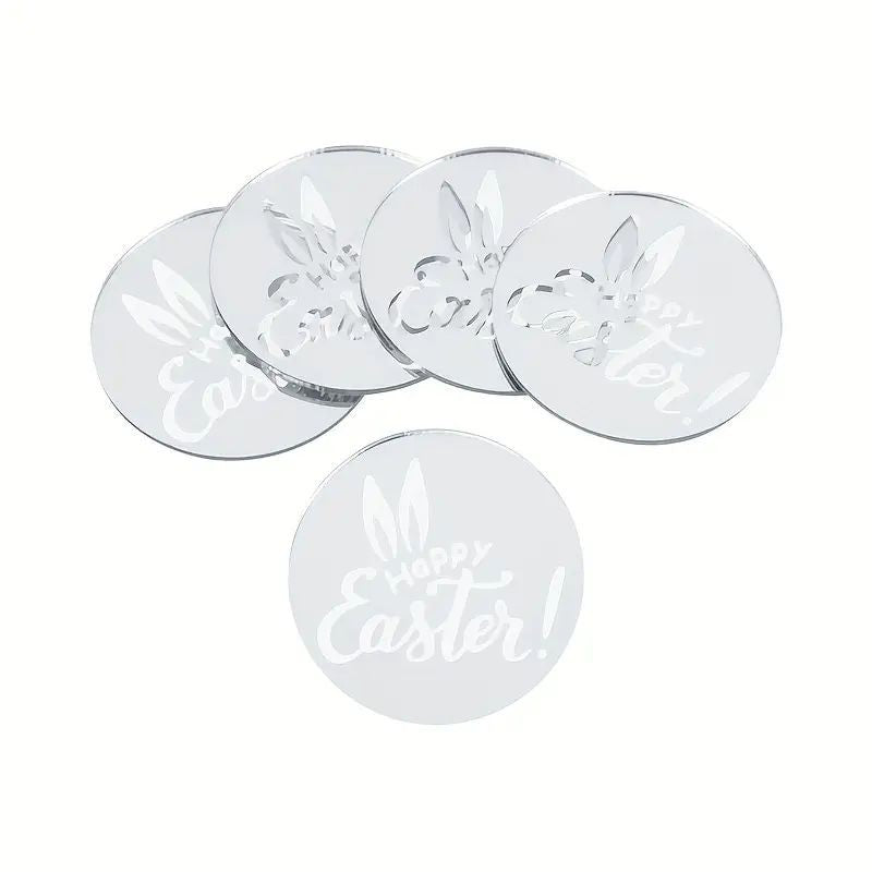 acrylic-topper-round-silver-happy-easter-1pc