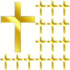 acrylic-topper-gold-cross-1pc