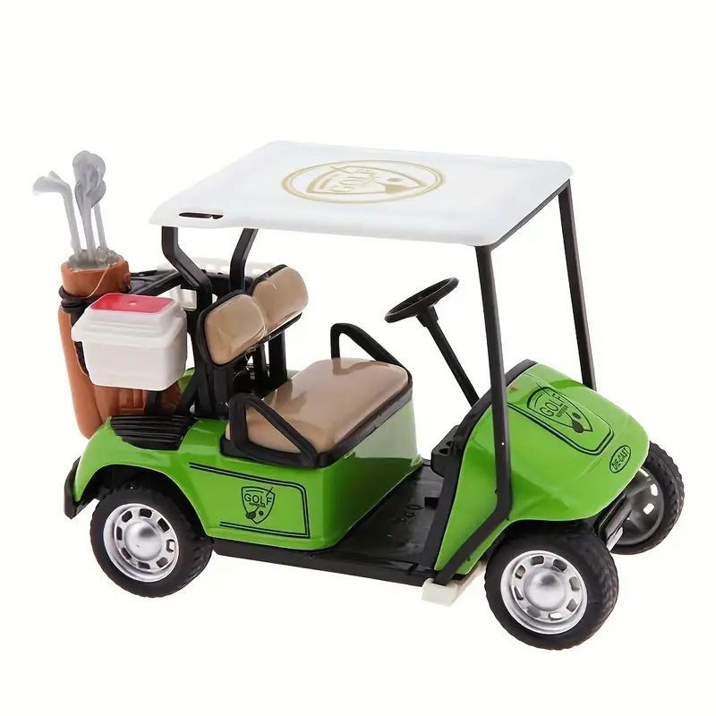 Cake Topper Golf Cart Red