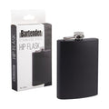 bartender-stainless-steel-hip-flask-matte-black-8-ounce-237ml