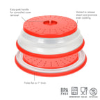 tovolo-microwave-collapsible-food-cover-red