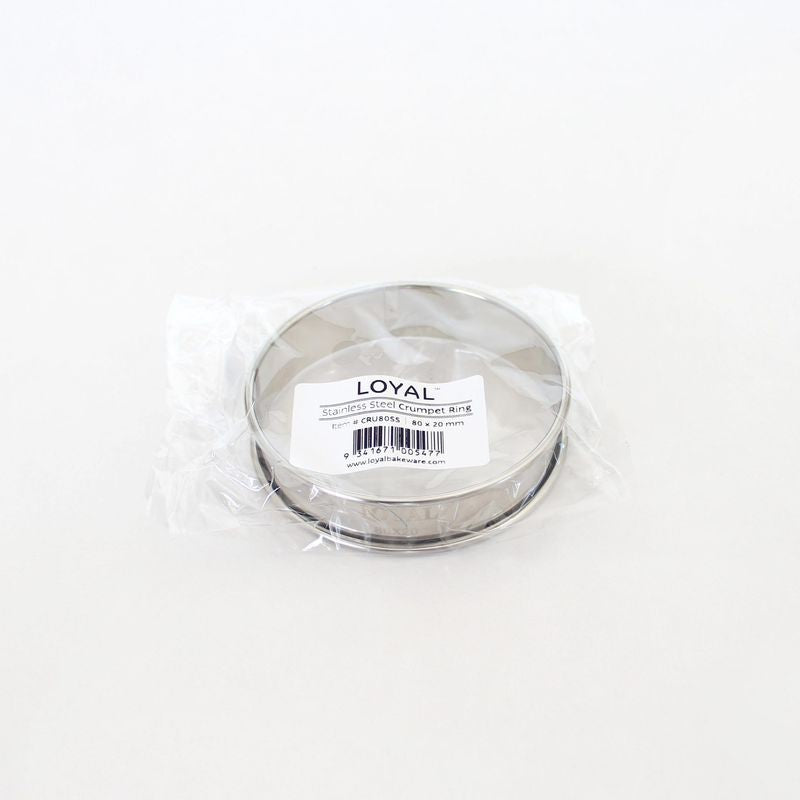 Loyal Crumpet Ring Stainless Steel - 8cm