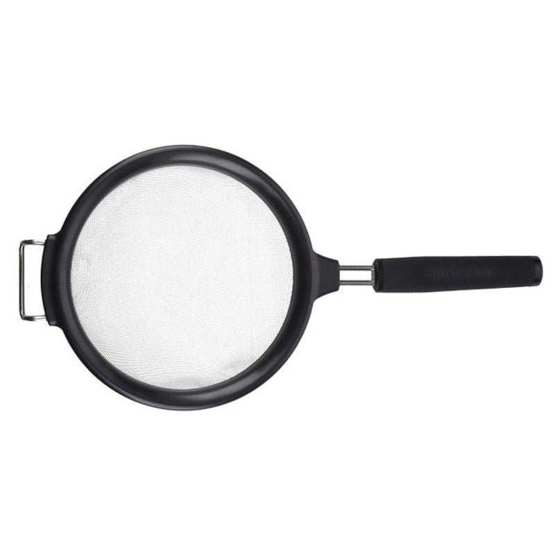 KitchenAid Soft Touch Strainer - 17.5cm - Black