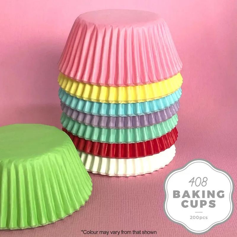 Cake Craft Baking Cups - 408 - Mixed - 200 piece pack