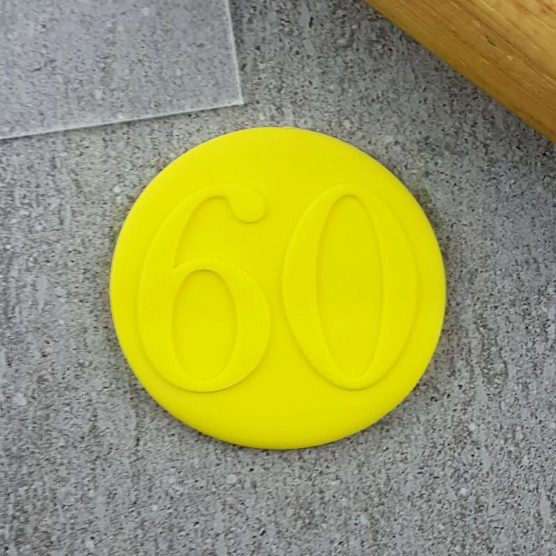 CCC 3D Numbers Serif Debosser - 60