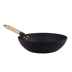 d-line-black-carbon-steel-pre-seasoned-stir-wok-fry-pan-30cm