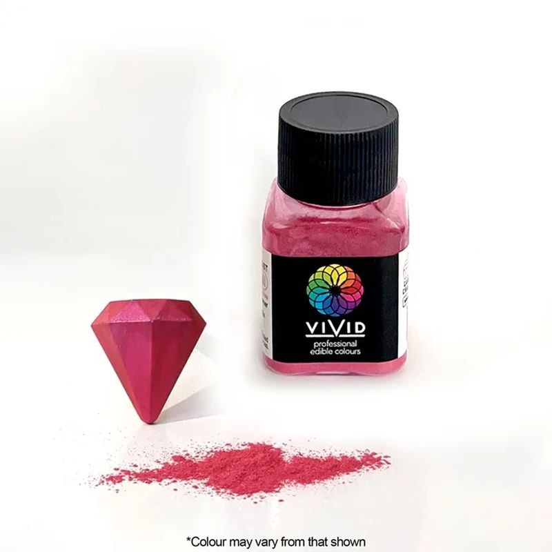Vivid Edible Metallic Dust - Magenta 10g