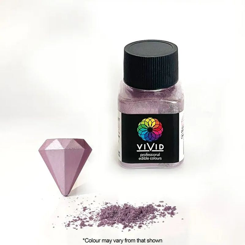 Vivid Edible Metallic Dust - Lilac 10g