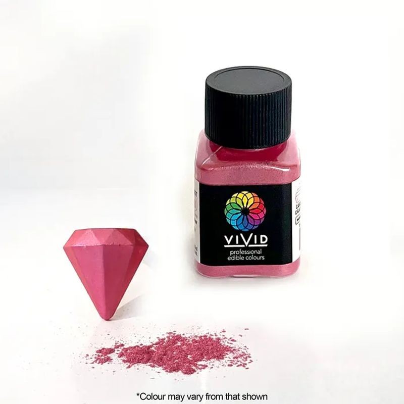 Vivid Edible Metallic Dust - Super Pink 10g