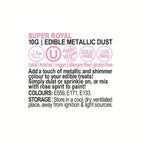 Vivid Edible Metallic Dust - Super Royal 10g