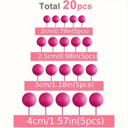 cake-topper-balls-deep-pink-20pc