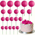 cake-topper-balls-deep-pink-20pc
