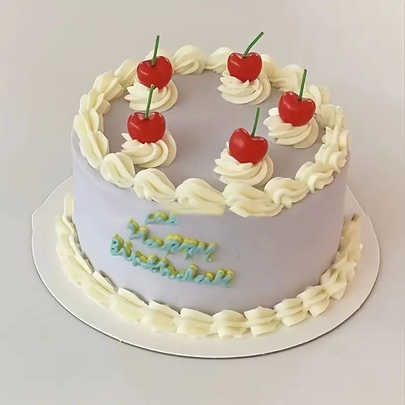 Cake Candles Cherry Shaped 5pc