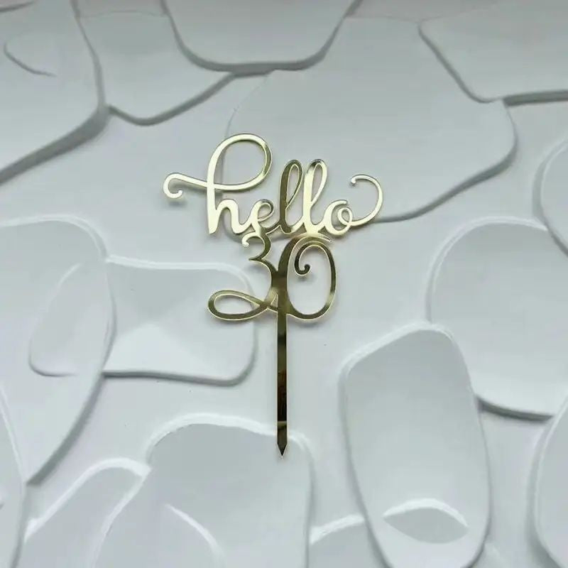 cake-topper-hello-30-acrylic-gold-1pc