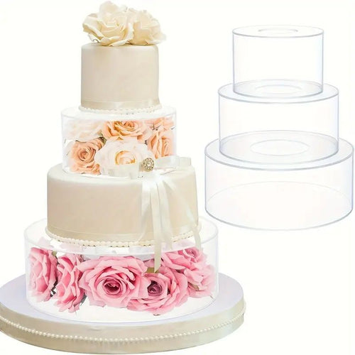 Acrylic Cake Dome Fillable Stand 25cm