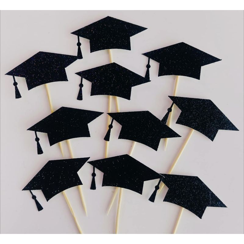 Cupcake Toppers Graduation 10pk